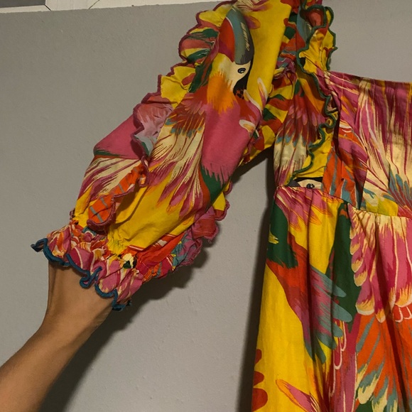 Farm Rio Ruffle Midi - Picture 4 of 8